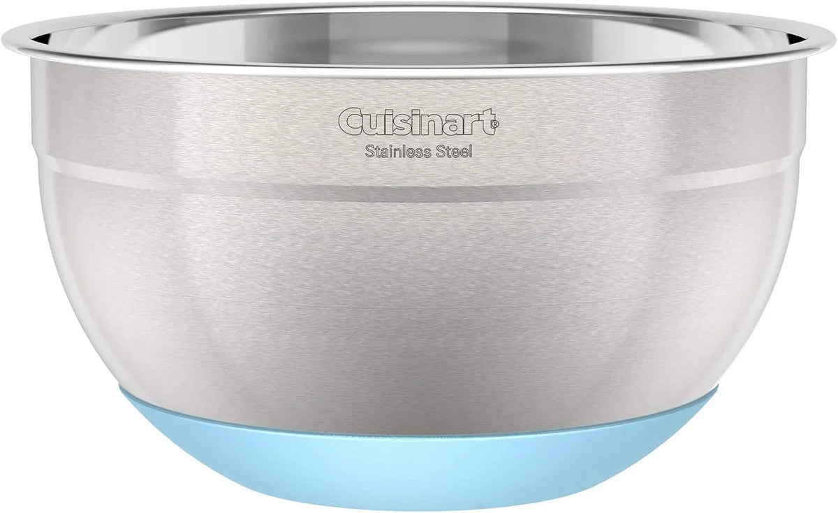 Cuisinart 3-Piece Stainless Steel Mixing Bowls with Nonslip Base, 1.5qt, 3qt & 5qt