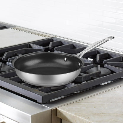 Cuisinart Chef's Classic 8" Stainless Steel Nonstick Skillet engineered with PURELYCERAMIC™, 722C-20NS
