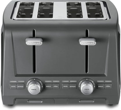 Cuisinart 4-Slice XL Slot Toaster, Extra-Wide Slots, 7 Shade Setting, Stone