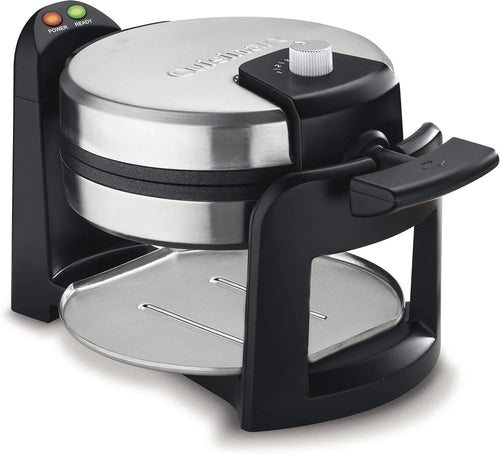 Cuisinart Flip Belgian Waffle Maker, NonStick, Stainless Steel, 1" Thick