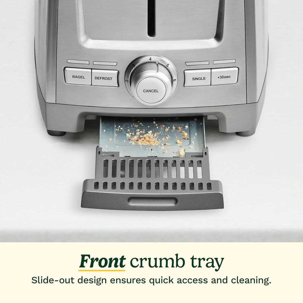 Cuisinart 2-Slice XL Slot Stainless Steel Toaster, Stainless Steel, CPT-1600