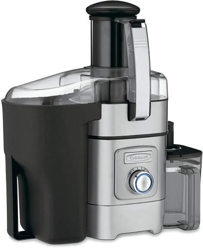 Cuisinart Juicer Machine, Die-Cast Juice Extractor for Vegetables, Lemons, Oranges & More, CJE-1000P, Silver/Black