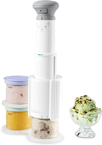Cuisinart Ice Cream Maker, 5-in-1, 3 Half-Pint Mixing Cups