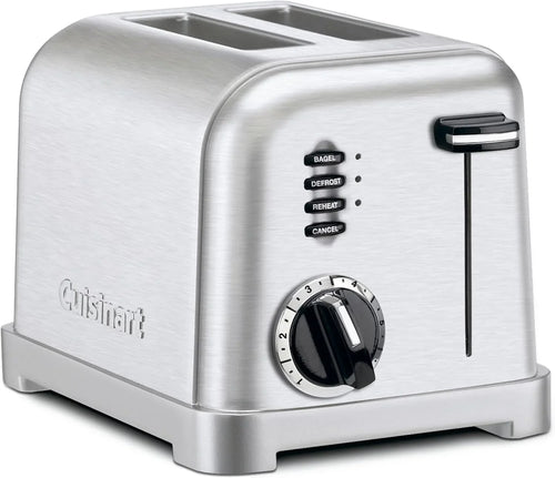 Cuisinart 2-Slice Toaster, 1.5" Wide Slots, Stainless Steel